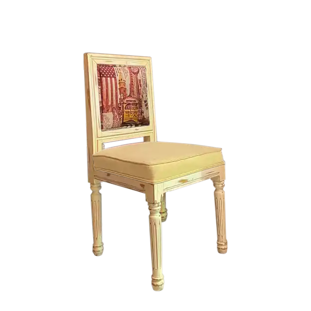 Antique Designed Dining Chair-Beige Seats ATHOOR-SKU-000059