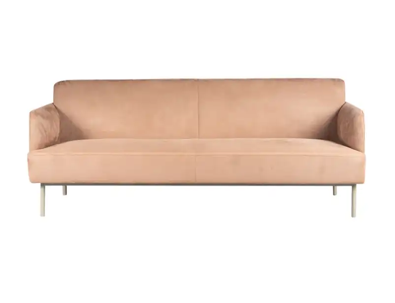 Diviano Three Seater Velvet Sofa - Rose for rent