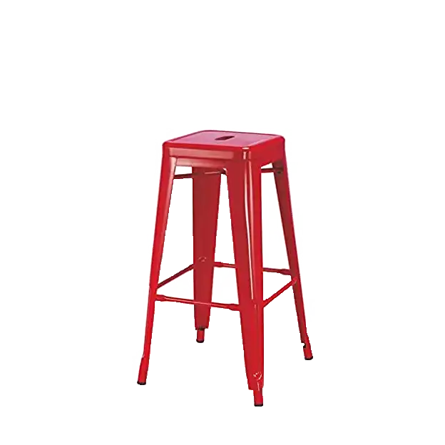Red Studio Bar Stool ATHOOR-SKU-000167
