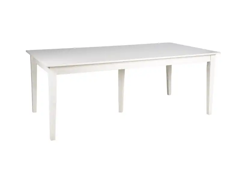 Alba Rectangular Table - White (8pax) for rent