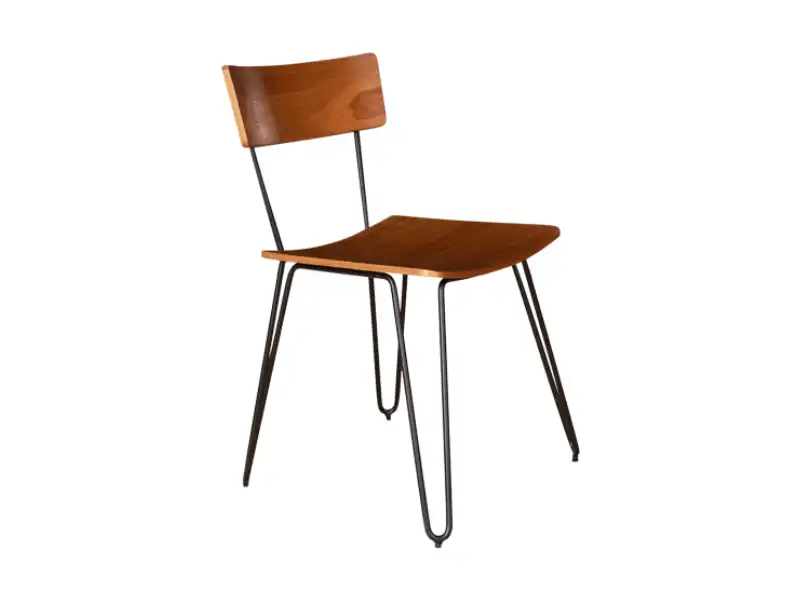 Hairpin Buffet Chair - Black Legs