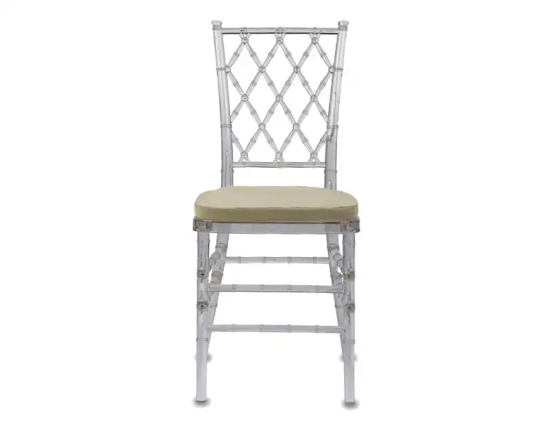 Acrylic Criss Cross Chair