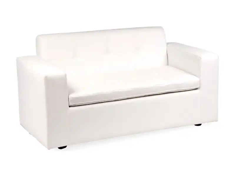 VIP Two Seater Sofa - White for rent