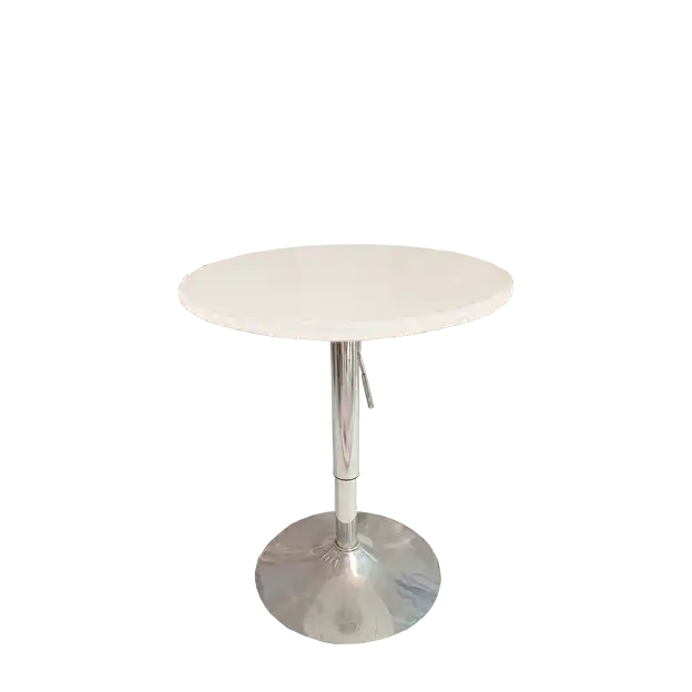 Adjustable Cocktail Table White