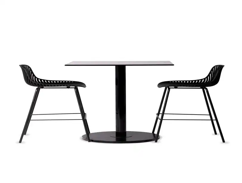 Square Cocktail Table - Black for rent