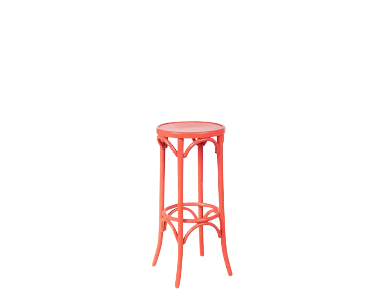 Bentwood Bar stool - Red