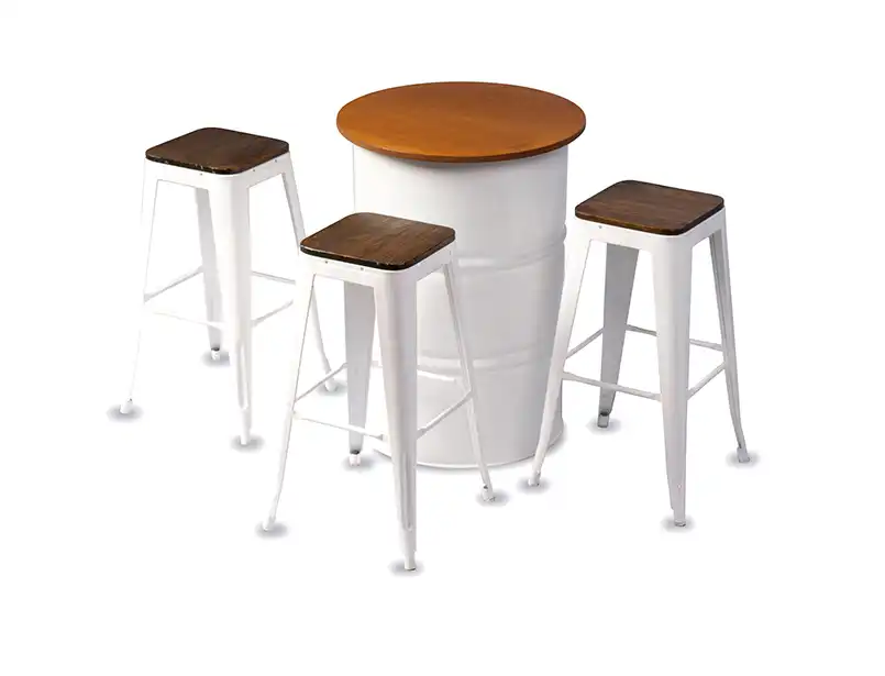 Baxton Bar Stool - White for rent