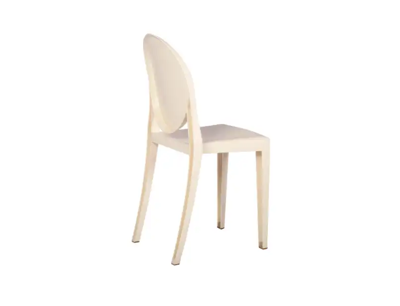 Victoria Ghost Milk Chair for rent