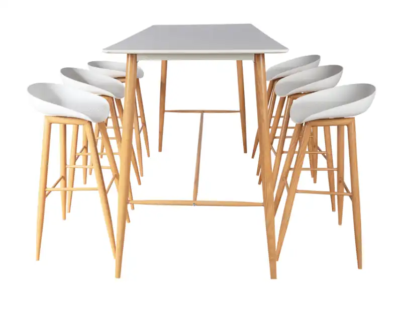 Scandinavian Rectangular High Table for rent