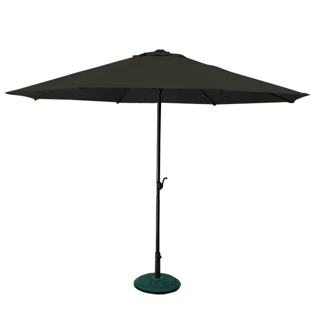 black color umbrella for rental in uae by Athoor Rentals