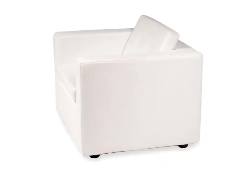 VIP Single Seater Sofa - White for rent