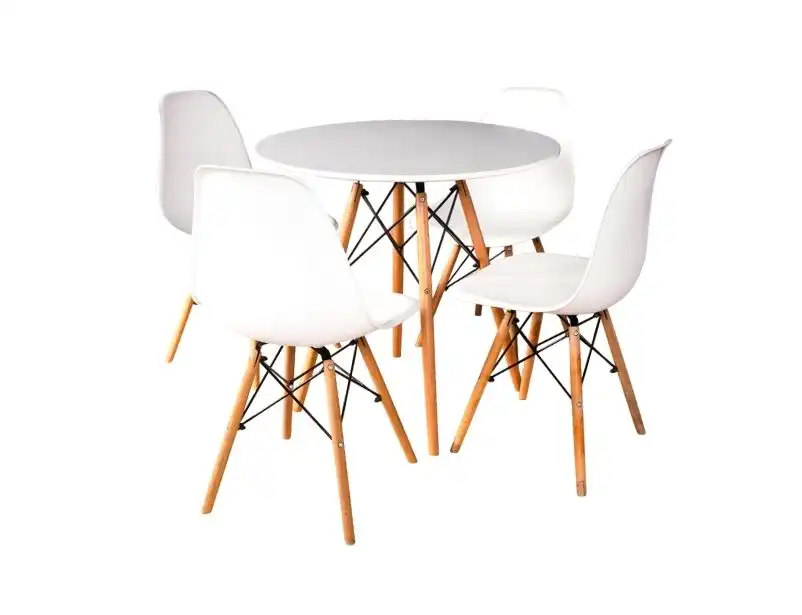 Scandinavian Round Dining Table (D70 x H75) for rent