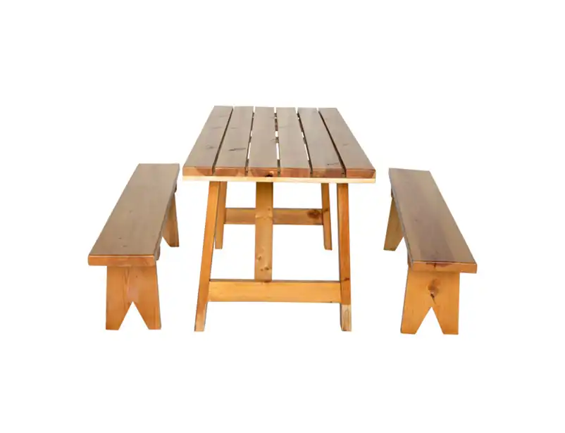 Garden Picnic Table with Benches