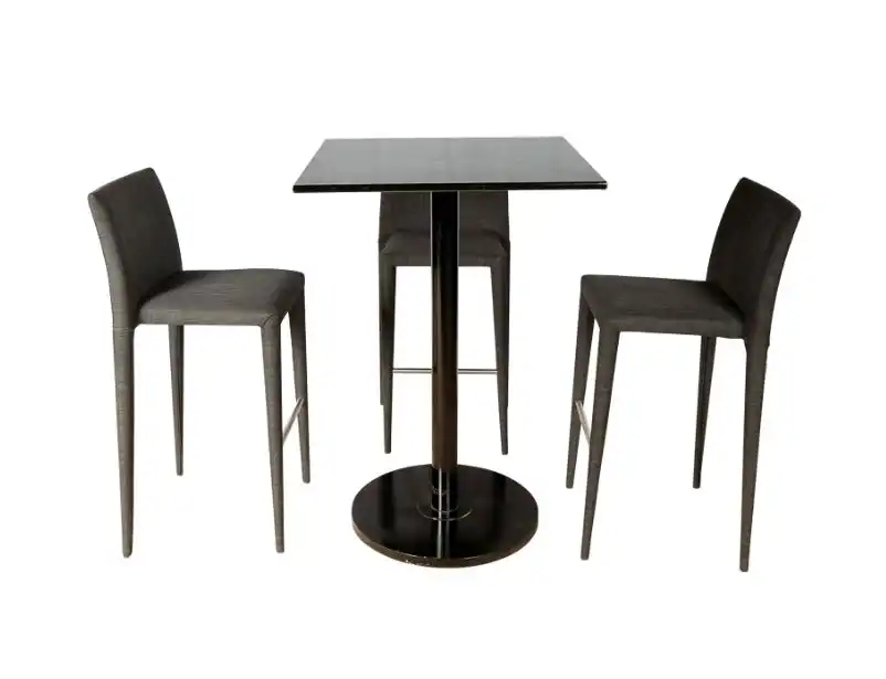 Square Cocktail Table - Black for rent