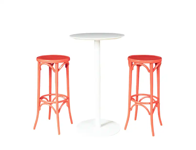 Bentwood Bar stool - Red for rent