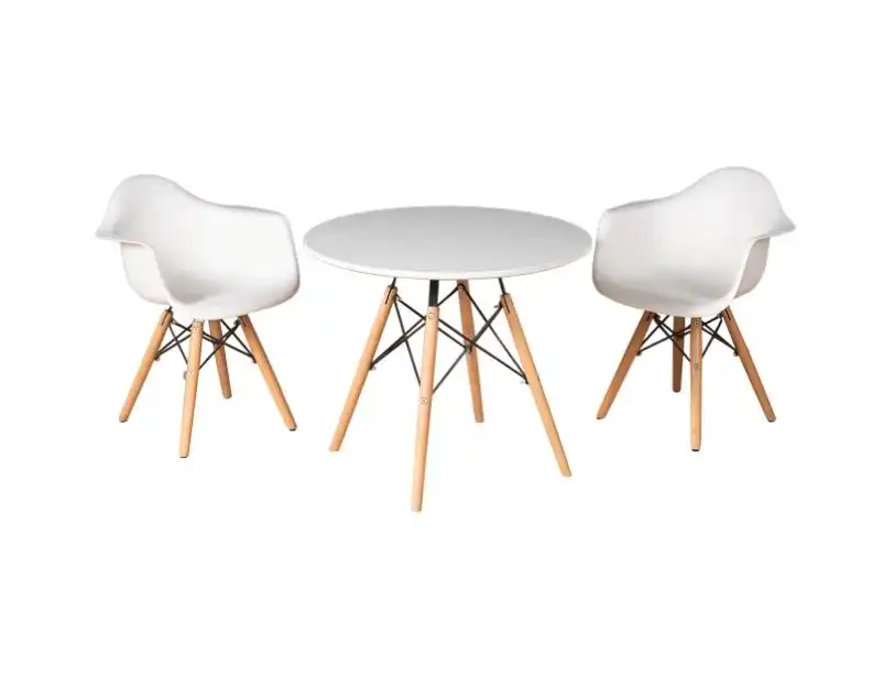 Scandinavian Round Dining Table (D60 x H70) for rent