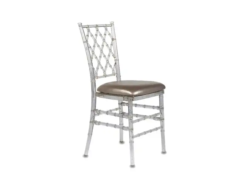 Acrylic Chiavari Crisscross Chair for rent