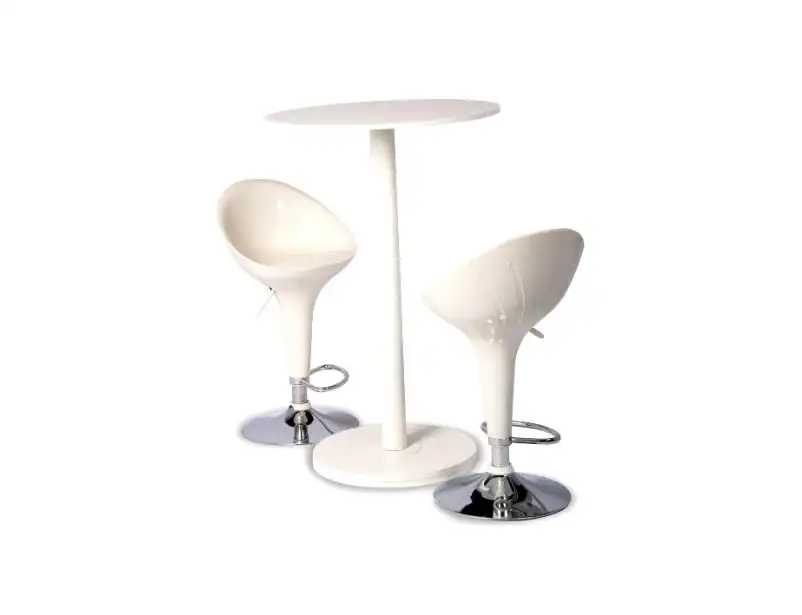 Madrid Bar Stool - White for rent