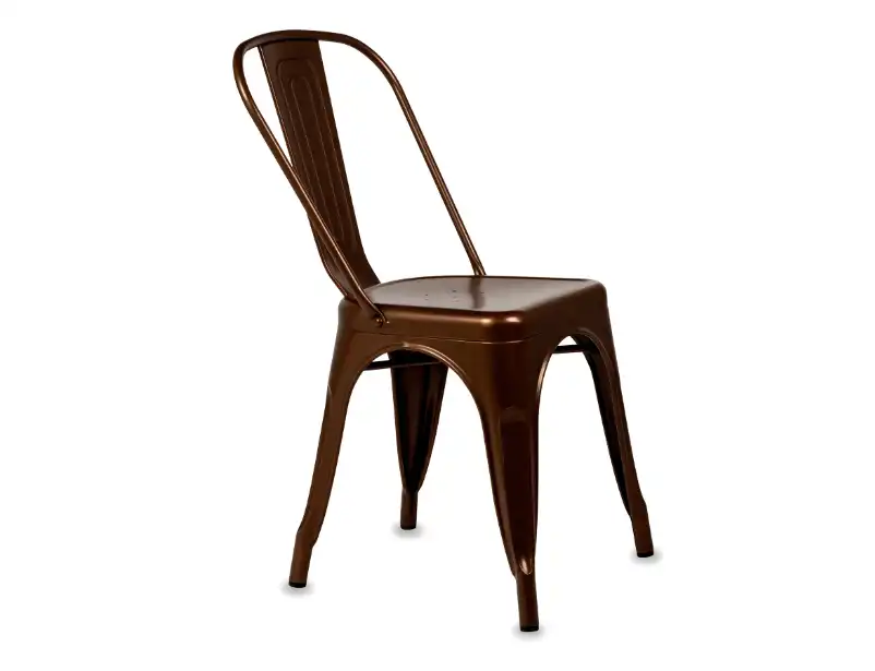 Metal Chair Brown