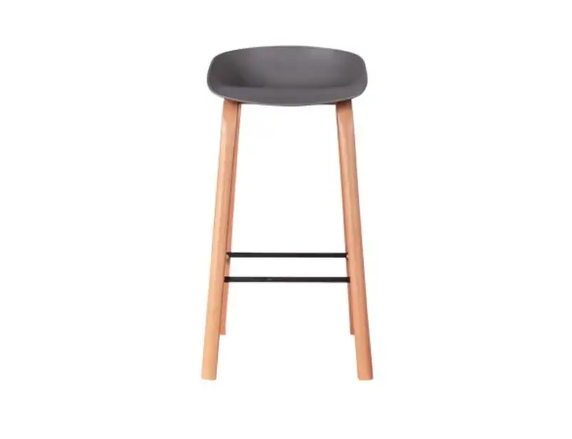 Scandinavian Bar Stool - Gray Seat for rent