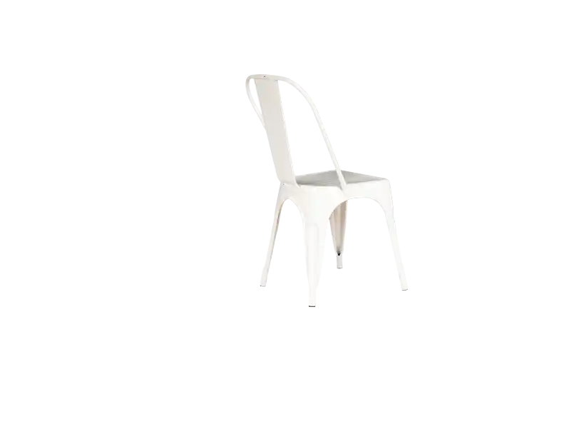 Metal Chair - White for rent