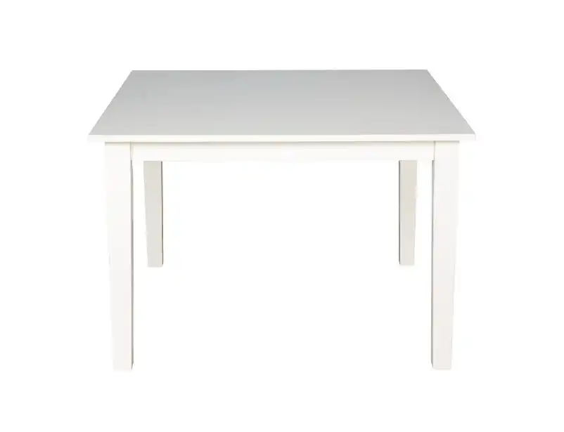 Alba Square Table - White (4pax) for rent