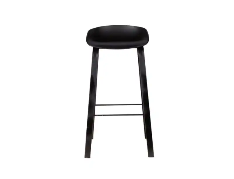 Scandinavian Bar Stool - Black Seat for rent