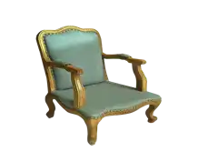Mint Green Accent Chair Sofa with Arm Rest 