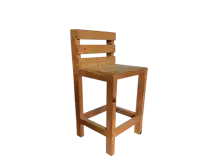 Lonan Solid Wood High Chair