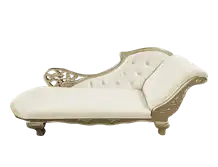 Bridal Villa Antique Sofa designs Solid Wood Chaise Lounge