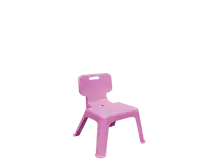 Plastic Kids Chair - Pink