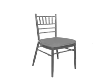 Chiavari Chair Silver-Silver Cushion