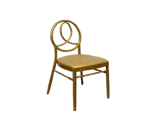 Dior Chair Golden-Golden Button Cushion