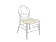 Acrylic Dior Chair-Beige Cushion