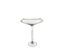 Tall Martini Glass Centerpiece
