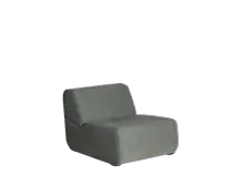 Single Seater Grey Sofa