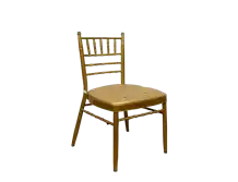 Chiavari Chair Golden-Golden Button Cushion