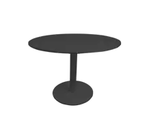 Round Top Dining Table (Black)