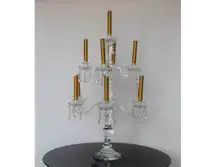 11 Holder Crystal Candle Abra Without Candles
