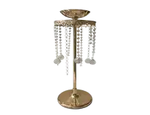 Centerpiece with Hanging Crystal