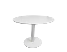 Round Top Dining Table (White)